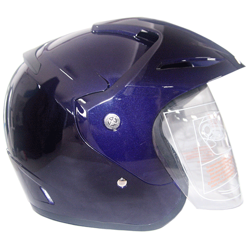 EROE (Blue Indigo) - Solid - Half Face Helmet