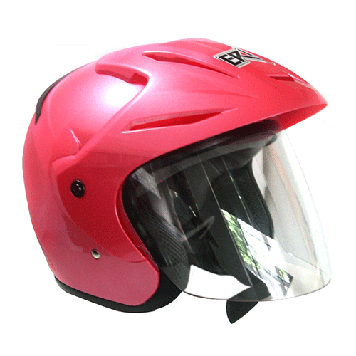 EROE (Flamingo Pink) - Solid - Half Face Helmet