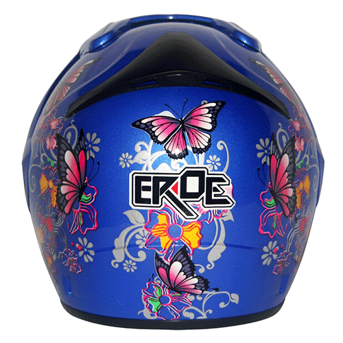 EROE (Lily Blue Realm) - Full Graphic - Half Face Helmet
