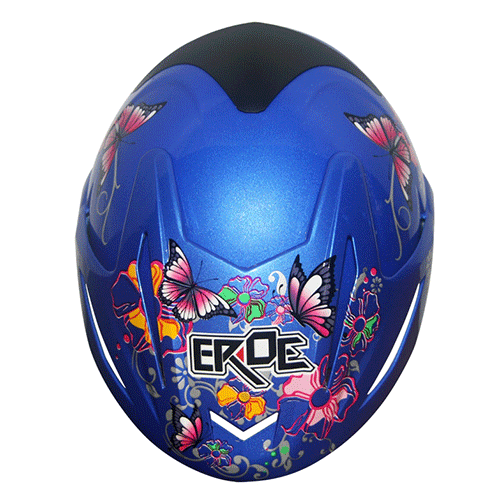 EROE (Lily Blue Realm) - Full Graphic - Half Face Helmet