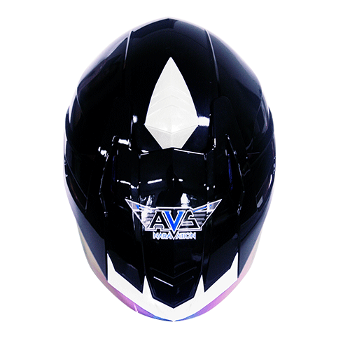 AVS Naravation Cool Ice (Jet Black) - HELM DINGIN - Half Face Helmet
