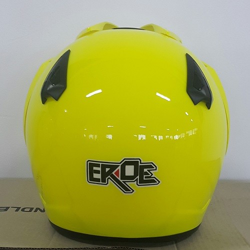 EROE R (Yellow Flourescent) - Solid - Half Face Helmet