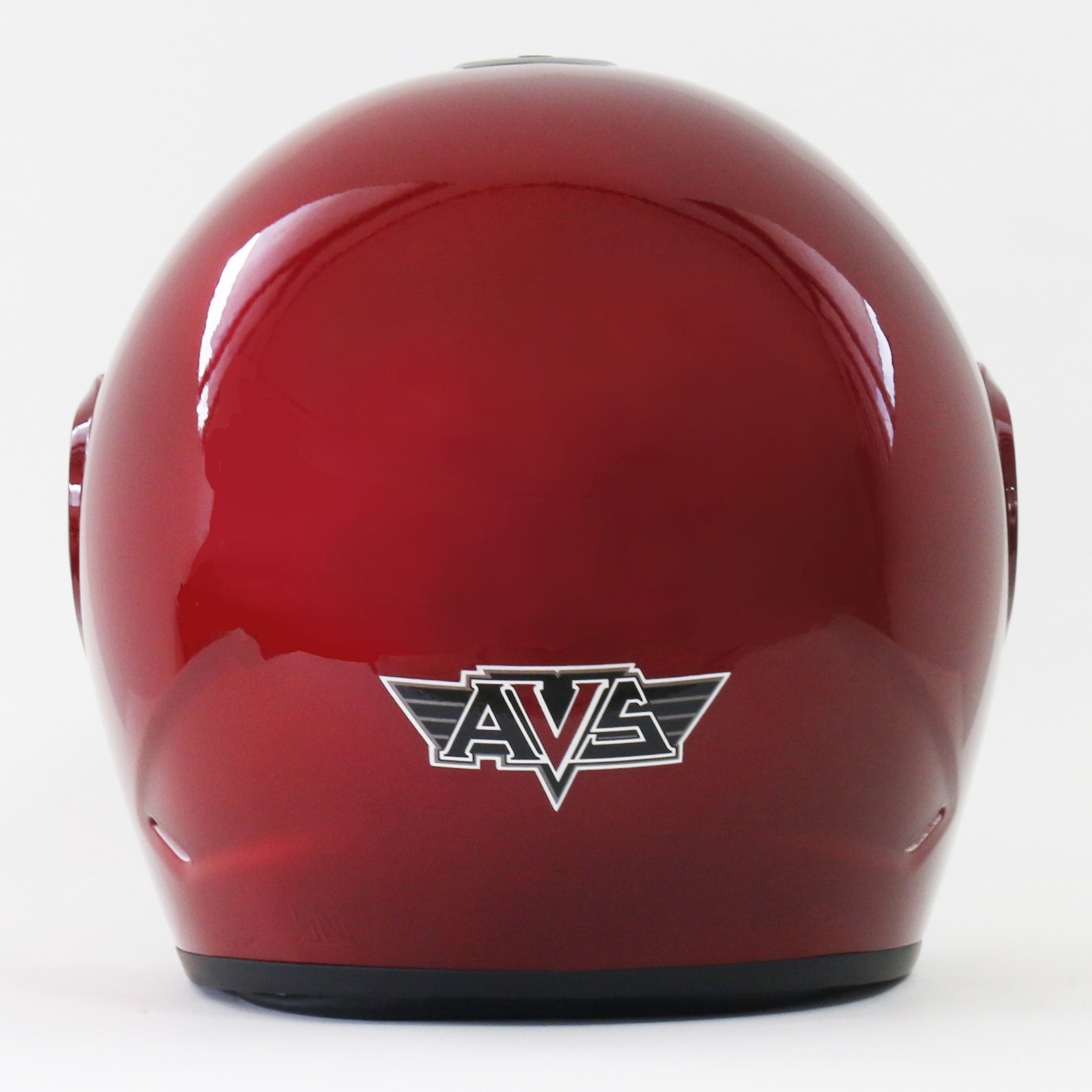 AVS Retro (Red Maroon) - Solid - Half Face Helmet