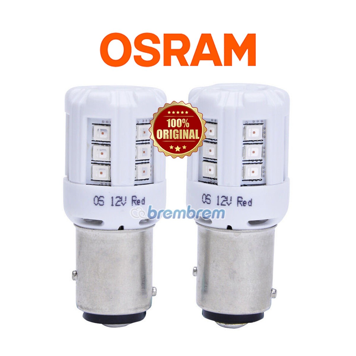 OSRAM RETROFIT 1457 RED (P21/5) - LAMPU REM PUTER LED MOBIL