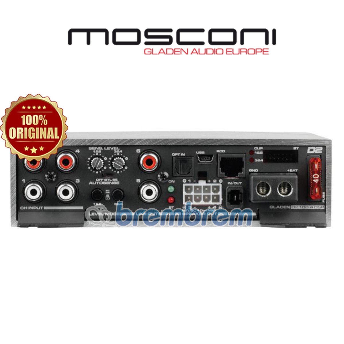 MOSCONI D2 100.4 - POWER 4 CHANNEL