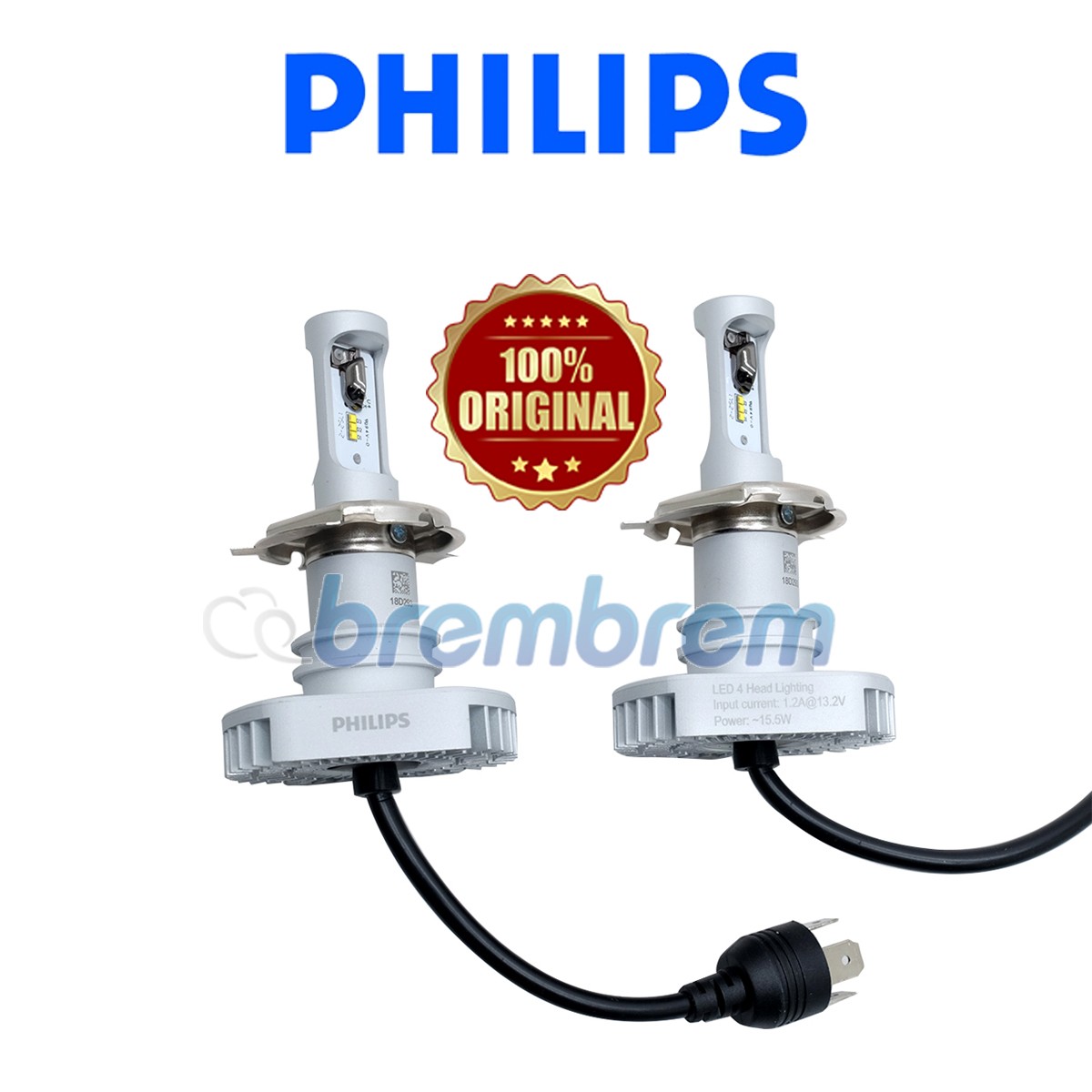 PHILIPS ULTINON H4 (6000K) - LAMPU LED