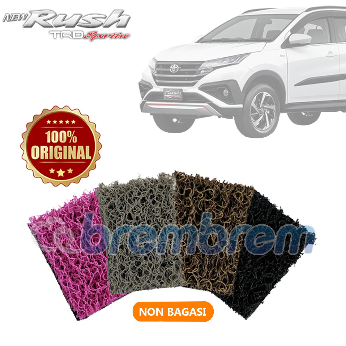 KARPET COMFORT DELUXE NON BAGASI TOYOTA ALL NEW RUSH 2018