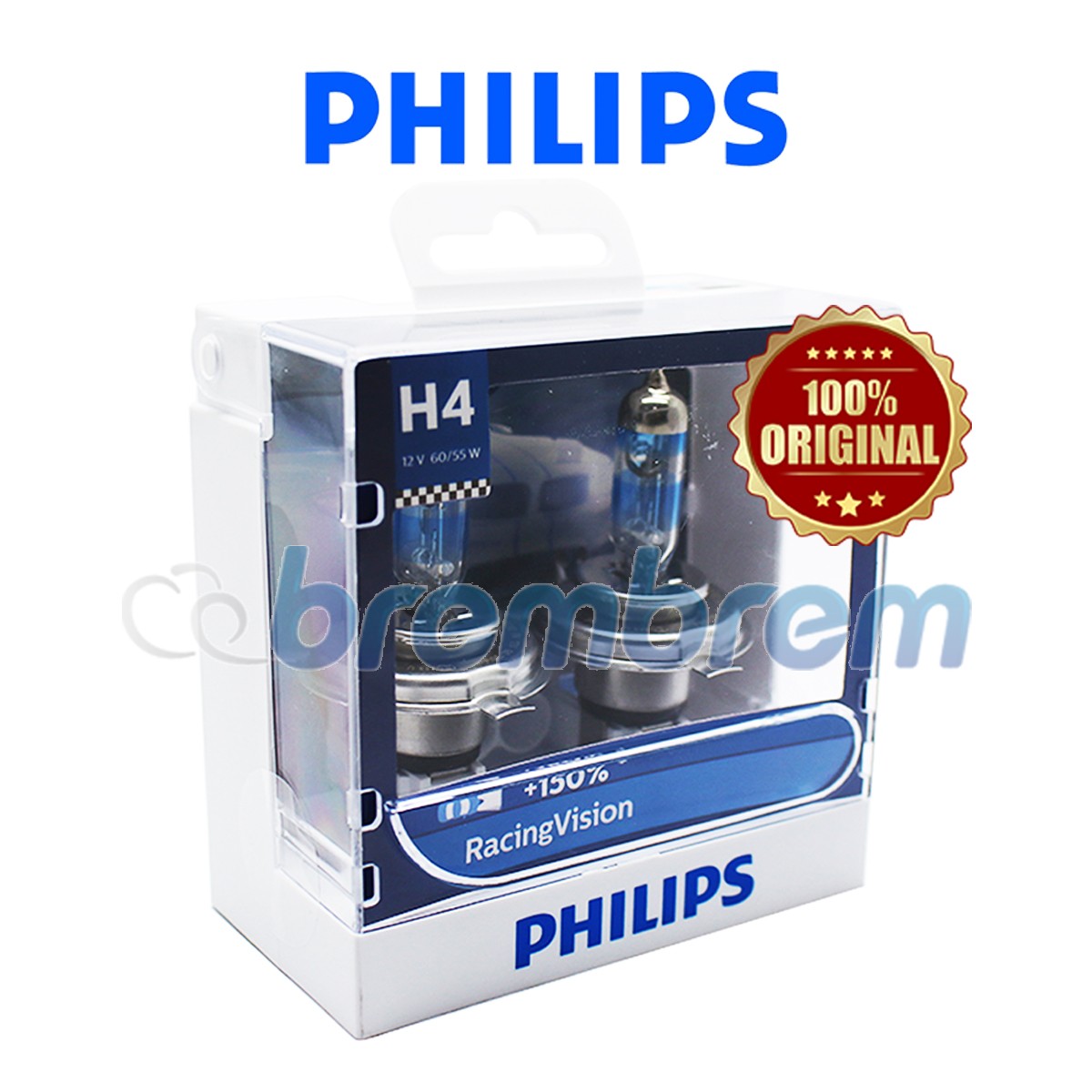 PHILIPS RACING VISION H4 - LAMPU HALOGEN