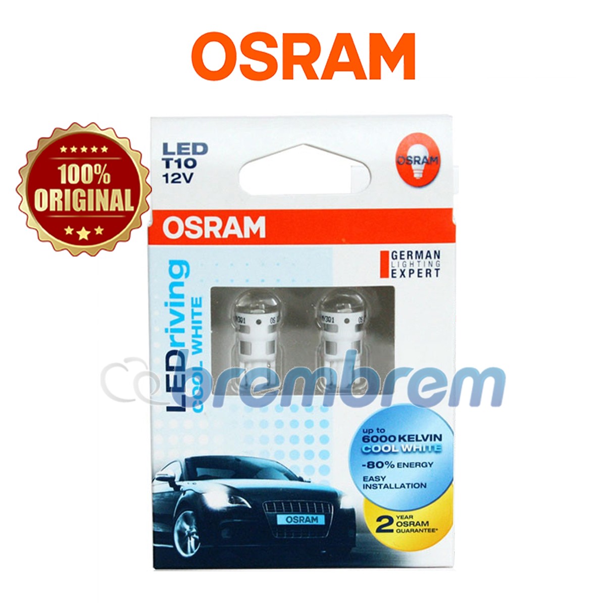 OSRAM RETROFIT T10 2880 COOL WHITE - LAMPU LED SENJA