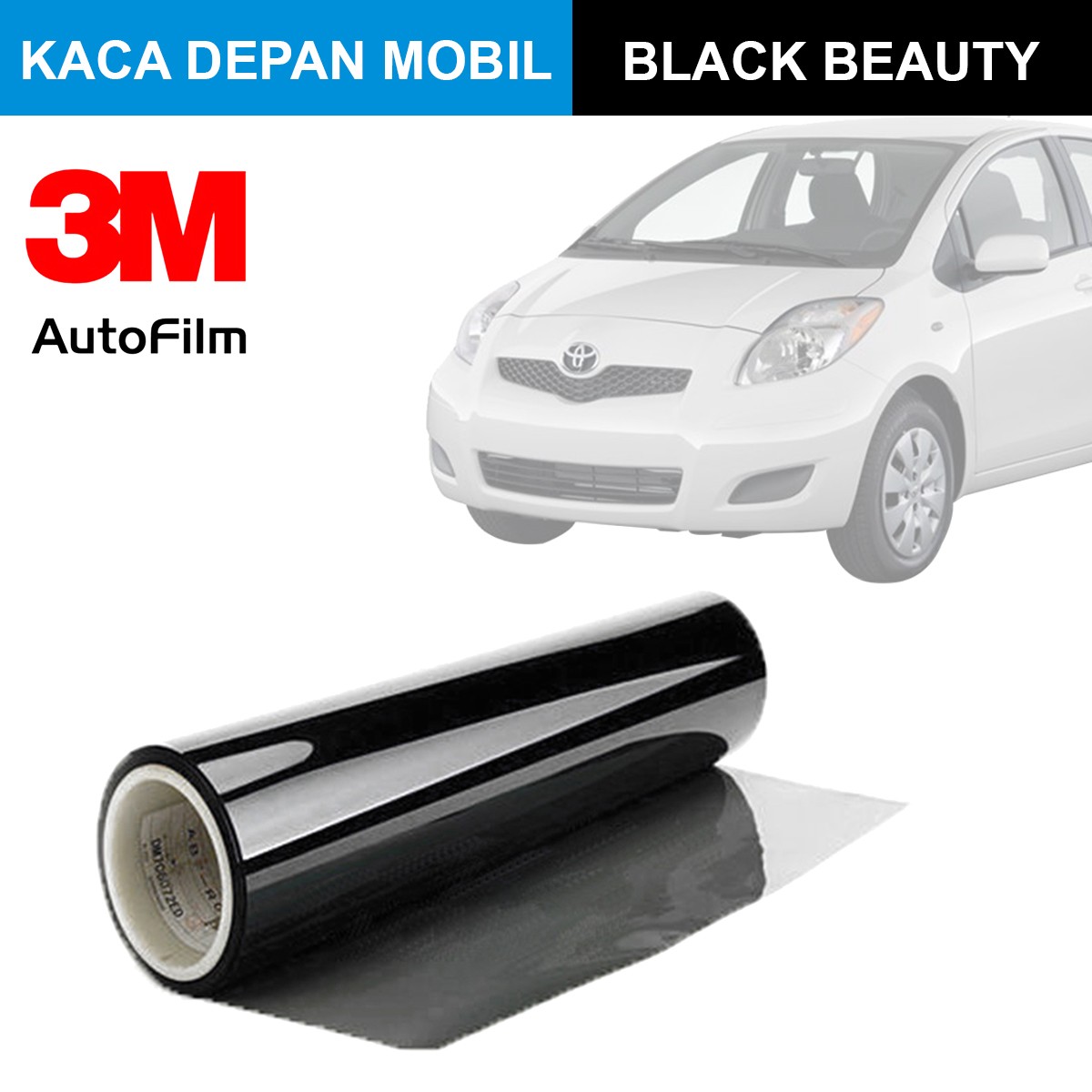 KACA FILM 3M BLACK BEAUTY - (SMALL CAR) FULL KACA