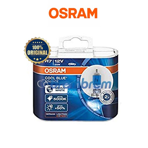 OSRAM COOL BLUE ADVANCE H7 (5000K) - LAMPU HALOGEN