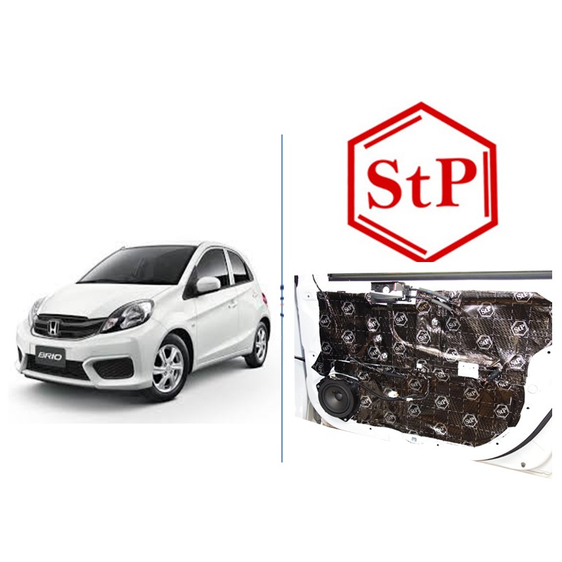 PAKET PEREDAM STP BLACK SILVER 1 FULL FOR SMALL CAR