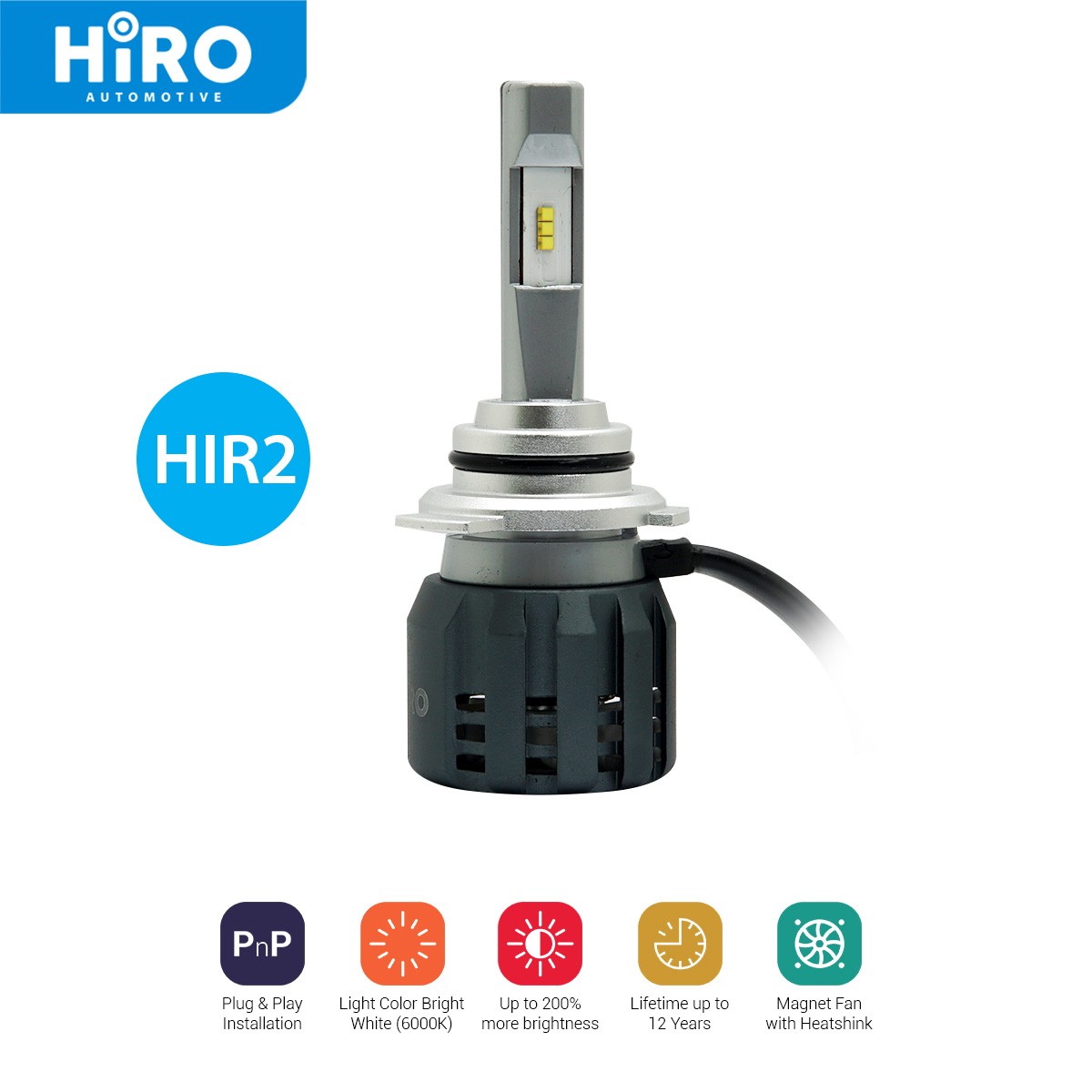 HIRO LED RAYMAX - LAMPU LED HIR2 6000K