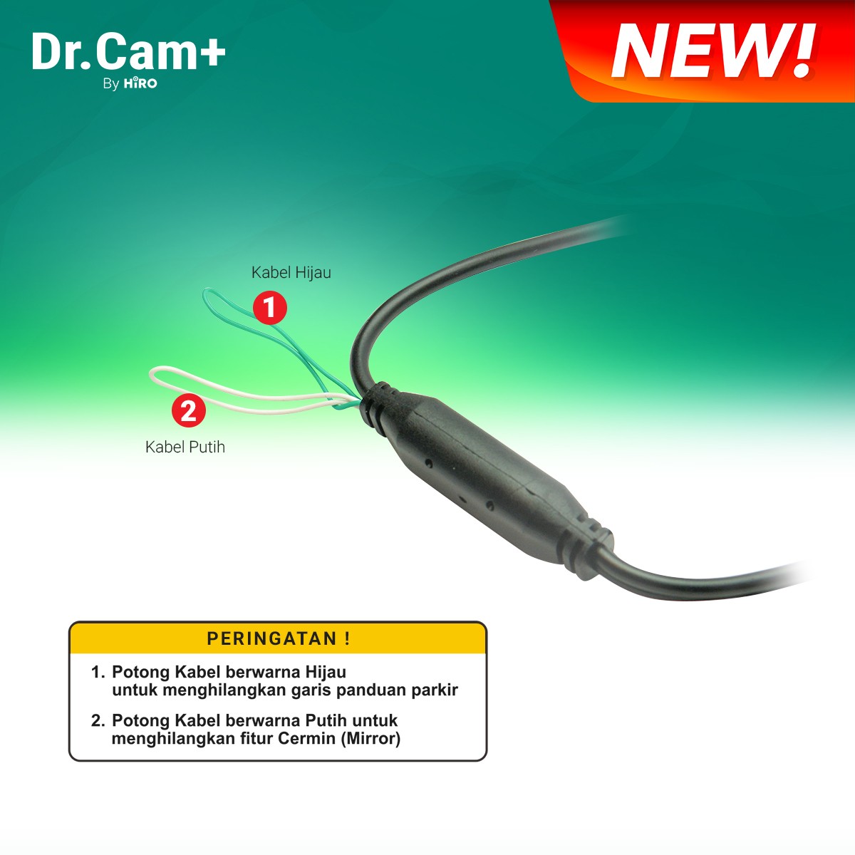 Dr.CAM+ Kamera Mundur 720p