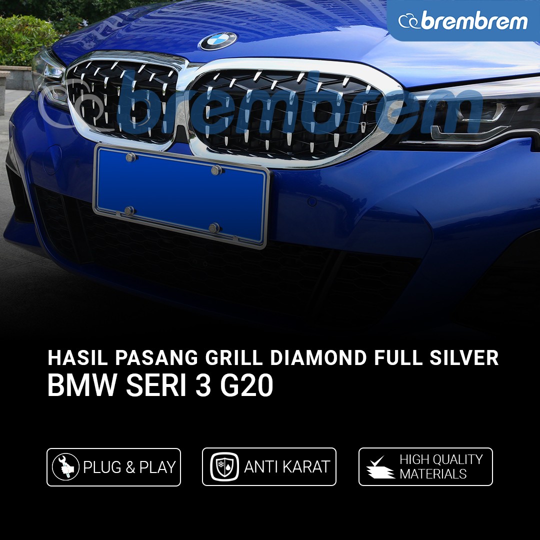 GRILL DIAMOND BMW SERI 3 G20