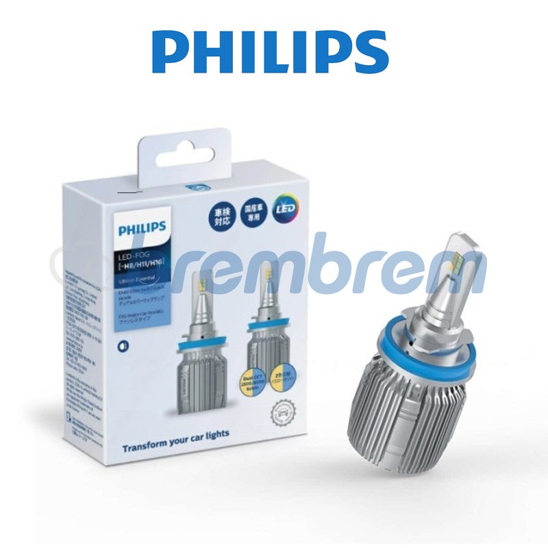 PHILIPS LED ULTINON ESSENTIAL DUAL COLOR H8/H11/H16 - LAMPU MOBIL LED