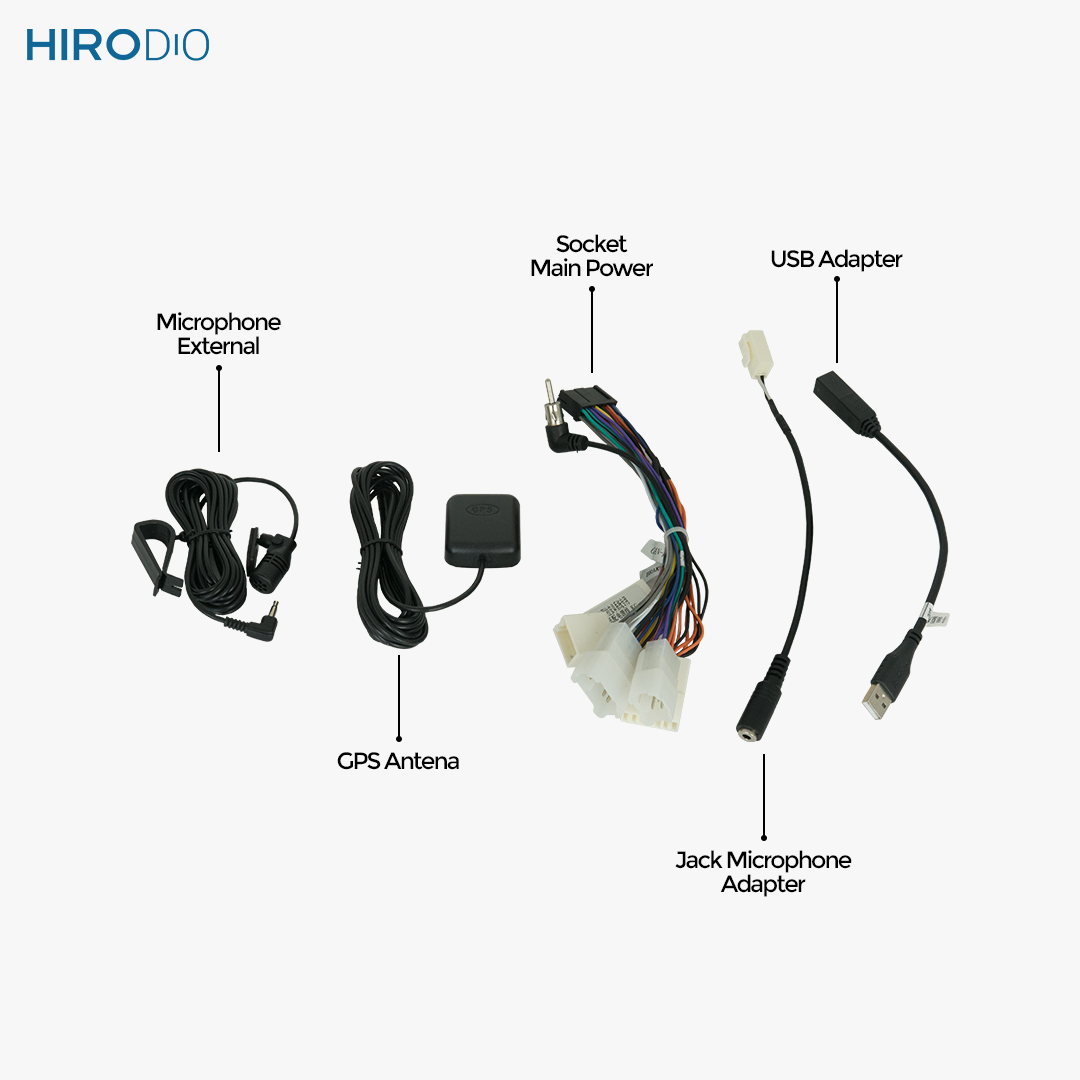 HIRODIO ALPHA OEM TOYOTA FORTUNER - HEAD UNIT ANDROID 2 DIN