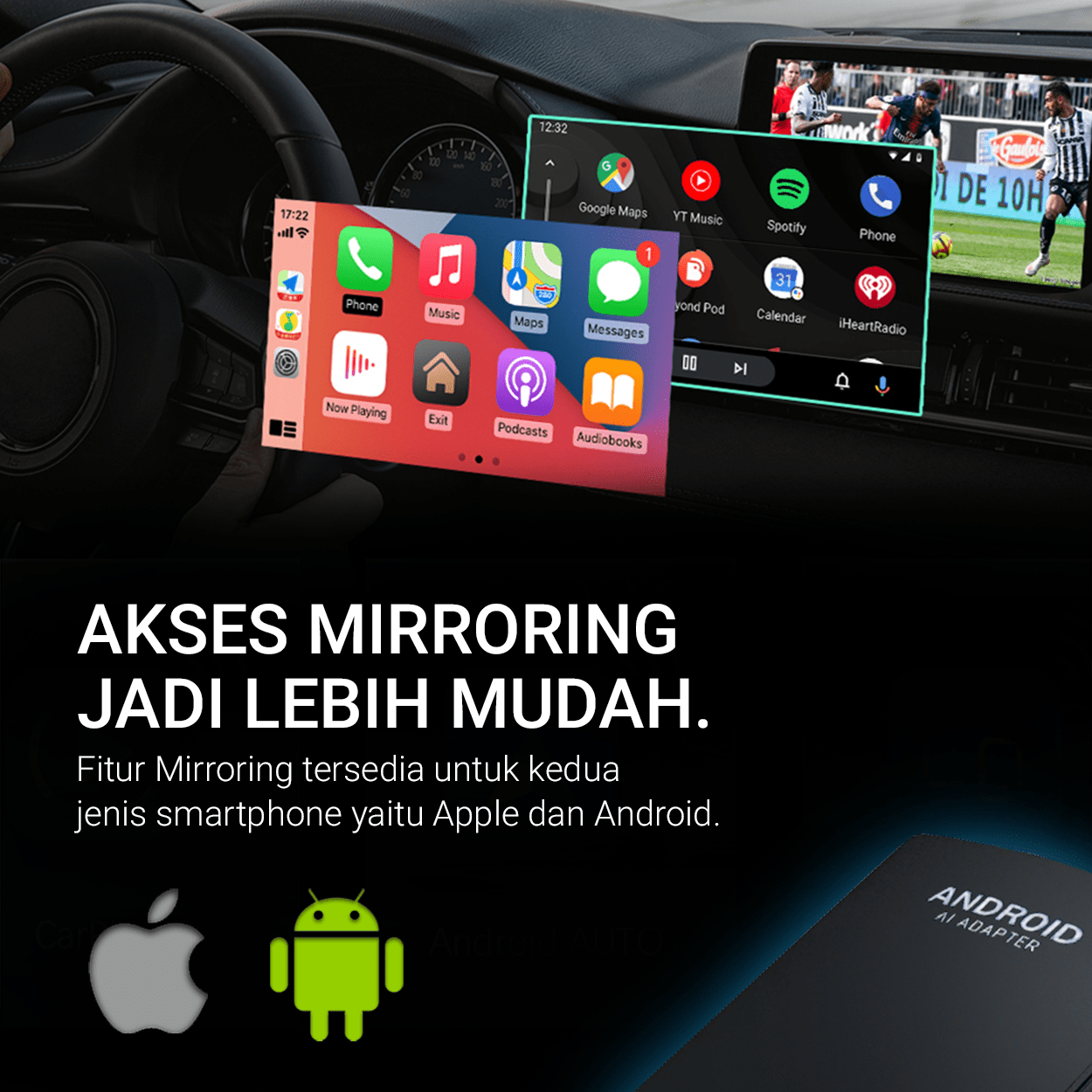 Modul Headunit Mobil | Smart Android Interface