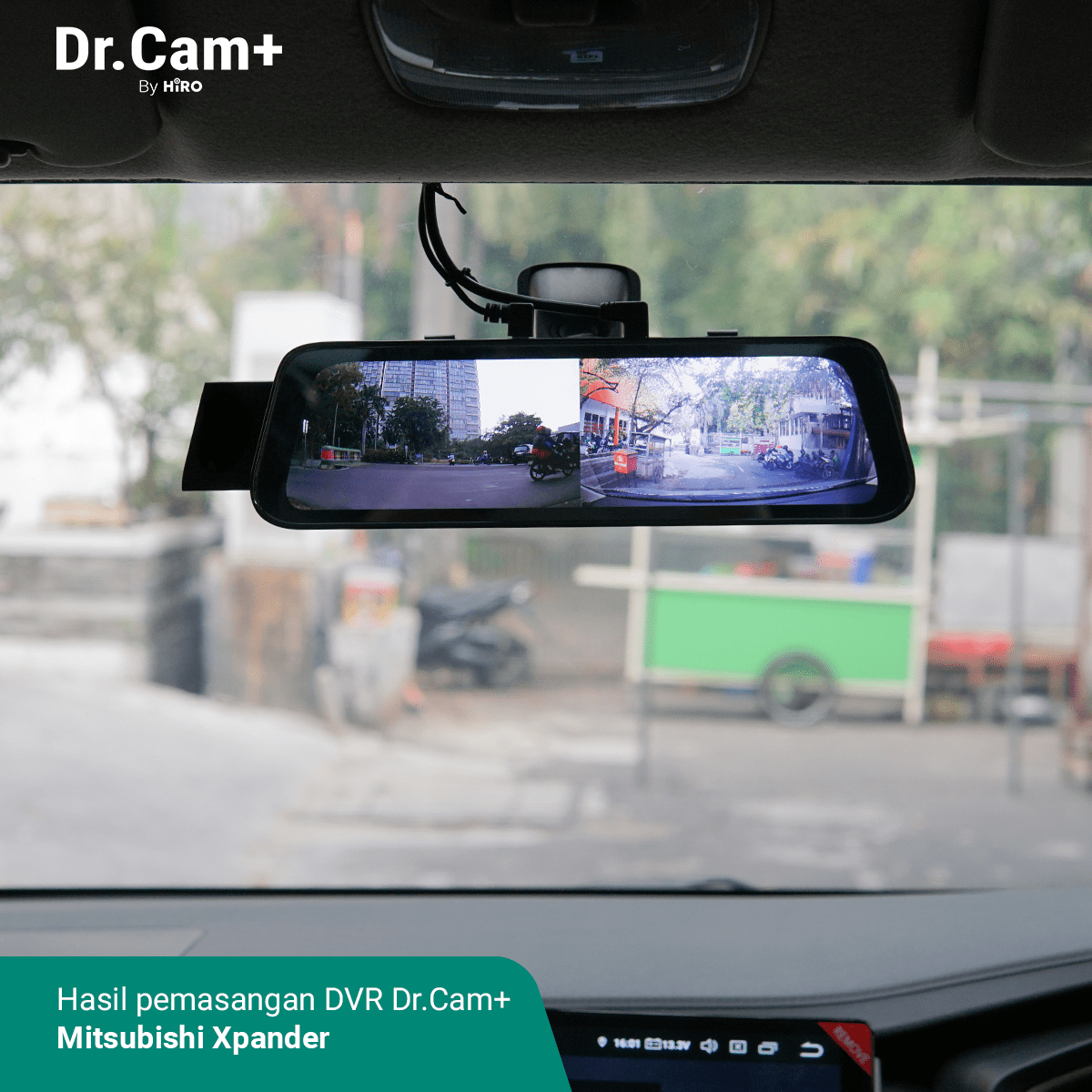 DR.Cam+ C10 Alpha Spion DVR Mobil 9.3" - Streaming Rear View Mirror